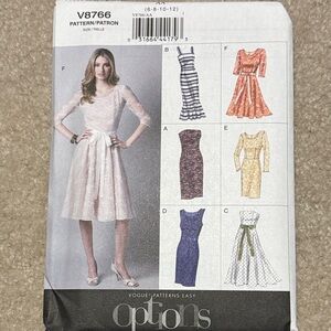 Vogue women's dress sewing pattern